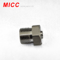 MICC adaptador de rosca de alta calidad personalizado 1/4 BSP accesorio thwemocouple